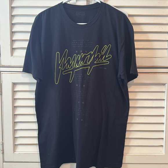 Flag Nor Fail Black T-Shirt with Green Graphic - Picture 5 of 5